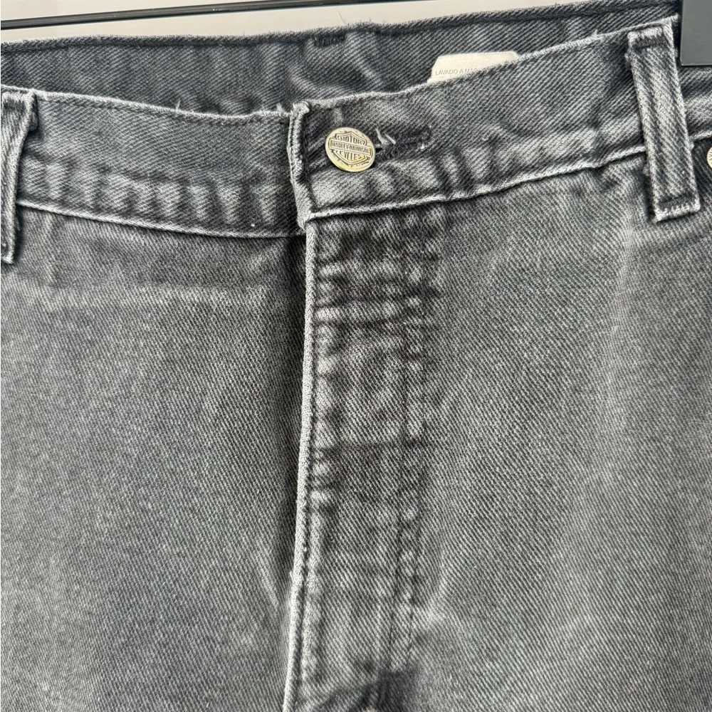 Harley-Davidson Men's faded black Jeans